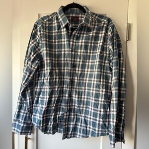 UNTUCKit It Men's Blue Plaid Shirt